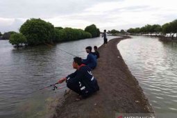 Cegah corona, wisata mancing di Muaragembong Bekasi ditutup