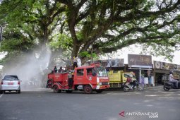 Cegah penyebaran COVID-19, Kota Sabang disemprot desinfektan