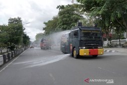 Penyemprotan Disinfektan Serentak Di Kota Banjarmasin