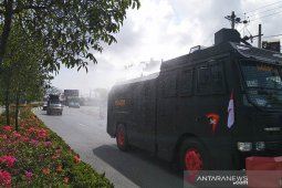 Polda Aceh gunakan 38,5 ton disinfektan untuk cegah COVID-19