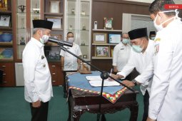 Bupati Pringsewu lantik dua pejabat tinggi pratama