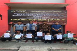 Tujuh warga binaan Lapas Narkotika Kelas II A Langkat dibebaskan cegah COVID-19