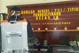 Satgas COVID-19 Babel kerahkan 100 relawan disinfektan kawasan publik