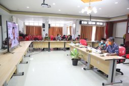 Sekda : Video conference selaraskan persamaan persepsi penggunaan APBN maupun APBD