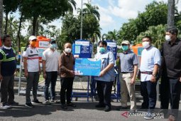 PT Timah serahkan instalasi cuci tangan ke Pemkot Pangkalpinang