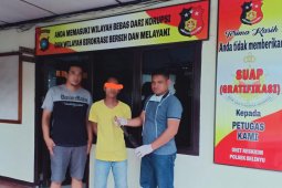 Polres Bangka berhasil amankan pelaku  tindak kejahatan  senjata tajam