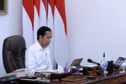 Presiden Jokowi evaluasi penerapan PSBB