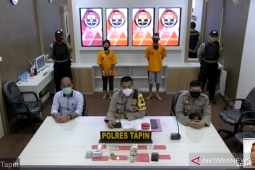 Polres Tapin amankan 120 gram sabu-sabu dari tangan pasutri