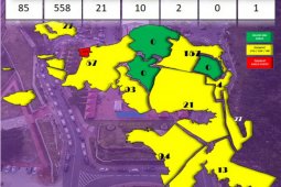 Tiga daerah di Papua Barat sebagai zona hijau