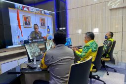 Wali kota ikuti video conference percepatan penanganan COVID-19