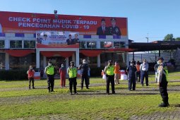 Polres Malang  siagakan enam posko pemeriksaan COVID-19