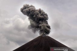 Gunung Anak Krakatau erupsi