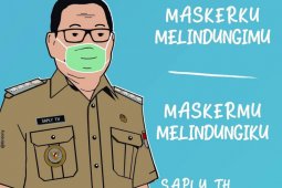 Bupati Mesuji Lampung bagikan masker, cegah penyebaran COVID-19
