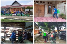 KNPI Tapsel gencarkan semprot disinfektan