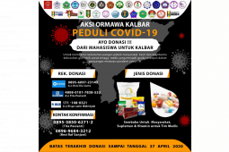 Mahasiswa Kalbar peduli COVID-19