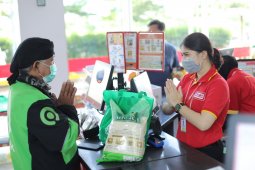 Mitra Gojek apresiasi bantuan ratusan ribu voucher sembako di tengan COVID-19