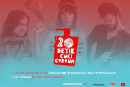 Sejumlah musisi bikin gerakan "20 detik cuci corona"
