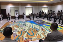 Polda Maluku gelar latihan TFG Sispamkota di Ambon