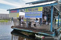 Desa Muara Enggelam Bangun Posko COVID-19 Terapung
