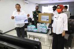 Pemerintah bagikan 20 ribu masker untuk warga di DAS Citarum