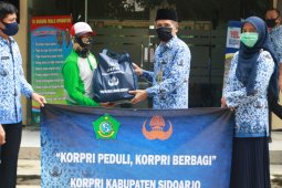 Korpri Sidoarjo salurkan paket bahan pokok senilai Rp1 miliar