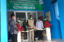 Tes swab perdana di Siron, satu pasien positif COVID-19 di Aceh