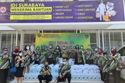 IPPAT-BPN Jatim salurkan bantuan APD di Surabaya secara berkala