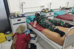 Kodam XII/Tpr gelar donor darah bantu ketersediaan stok di PMI