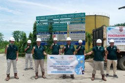 Cegah corona, kelompok tani produksi disinfektan berbahan cangkang sawit