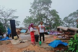 Angin puting beliung porak porandakan  12 rumah warga di Aceh Tenggara