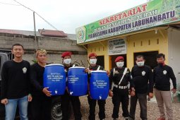 Pujakesuma Labuhanbatu peduli pencegahan COVID-19