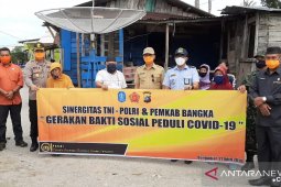 Forkopimda Bangka salurkan 600 paket sembako