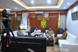 Wali Kota Banjarmasin lakukan video conference  bahas COVID-19