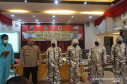 Polda Kalsel melatih personel tangani orang terpapar COVID-19