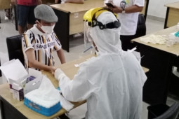 Gugus tugas Gorontalo telah melakukan tes cepat 12.634 orang