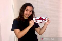 Lukis masker ala milenial, Charlene Junus ingin bertemu Presiden