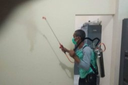BPBD Lebak kembali semprotkan disinfektan cegah wabah COVID-19