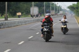 Jalur Pantura lengang pascalarangan mudik
