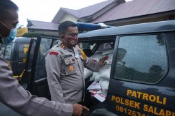 Kapolres Langkat kirim 12 ton beras untuk warga kurang mampu