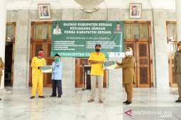 Baznas Kabupaten Serang bantu tangani para korban COVID-19