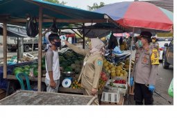 Polres Bangka gelar cek kesehatan bagi pedagang