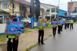 Polres Bengkayang kampanye larangan mudik Idul Fitri