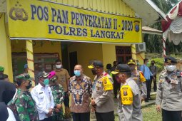 Kapolda Sumut: Periksa suhu tubuh seluruh pengendara yang melintas di Langkat
