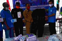 Pemerintah Kabupaten Bangka terima bantuan 500 APD dan lima ton beras