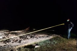 Sebuah rumah di Tapsel habis terbakar