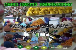 Peduli COVID-19, MDIM Kindaung Banjarmasin bagikan sembako dan APD
