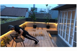 Ini alternatif bagi yang tidak bisa push-up di lantai