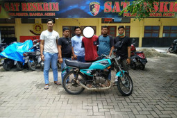 Pencuri sepeda motor diringkus polisi