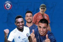 Tiga legiun asing Arema masih bertahan di Malang