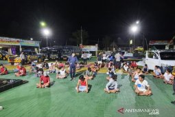 Polres HST amankan pemuda yang bagarakan sahur dengan musik disko